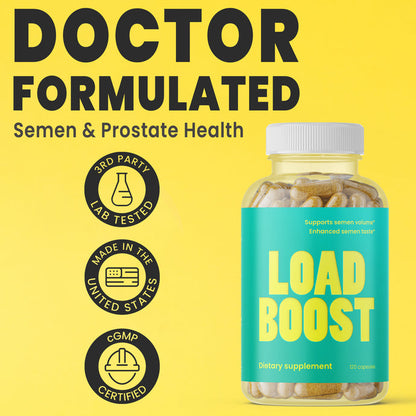 Load Boost - Semen Volume, Sperm Health, 120 Capsules